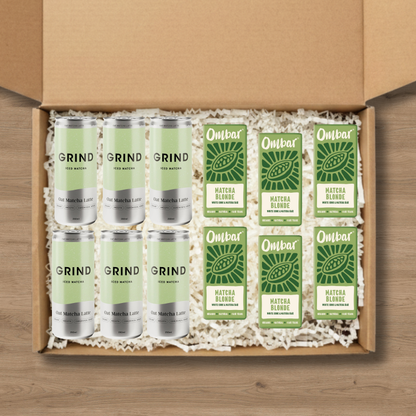 Matcha Gift Set with Iced Oat Matcha Latte and Matcha Chocolate