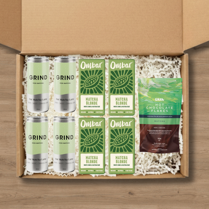 Matcha Gift Set with Iced Oat Matcha Latte and Matcha Chocolate