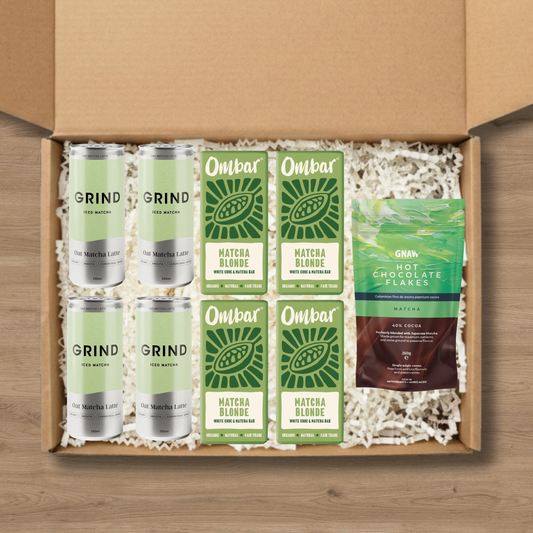 Matcha Gift Set with Iced Oat Matcha Latte and Matcha Chocolate