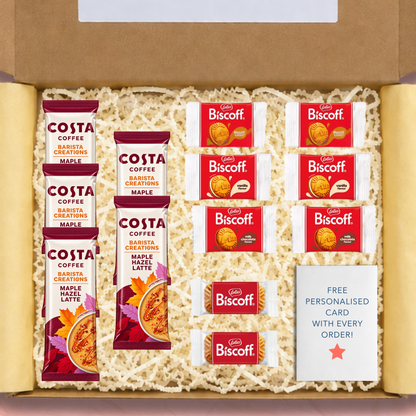 Limited Edition Costa Maple Hazel Latte Letterbox Gift