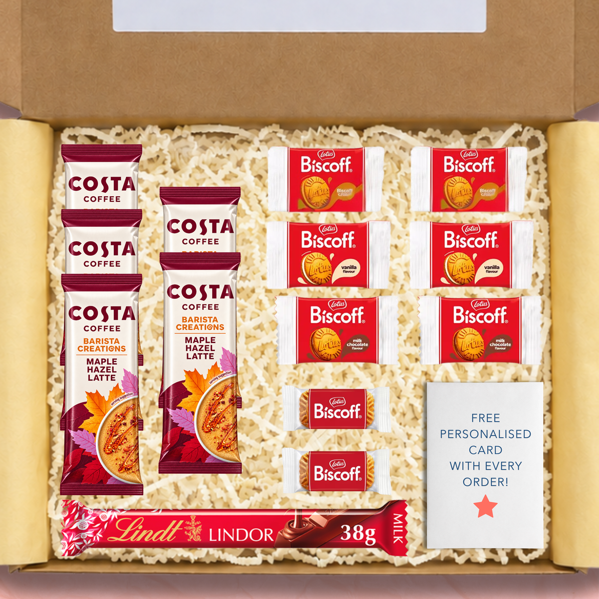 Limited Edition Costa Maple Hazel Latte Letterbox Gift