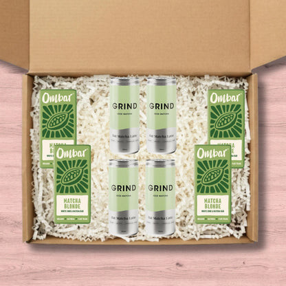 Matcha Gift Set with Iced Oat Matcha Latte and Matcha Chocolate