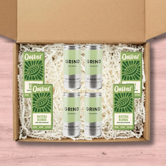 Matcha Gift Set with Iced Oat Matcha Latte and Matcha Chocolate