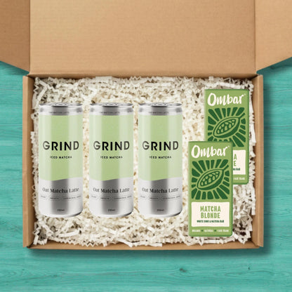 Matcha Gift Set with Iced Oat Matcha Latte and Matcha Chocolate