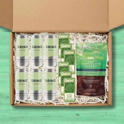 Matcha Gift Set with Iced Oat Matcha Latte and Matcha Chocolate