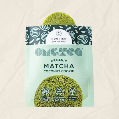A Matcha Cookie in a packet.