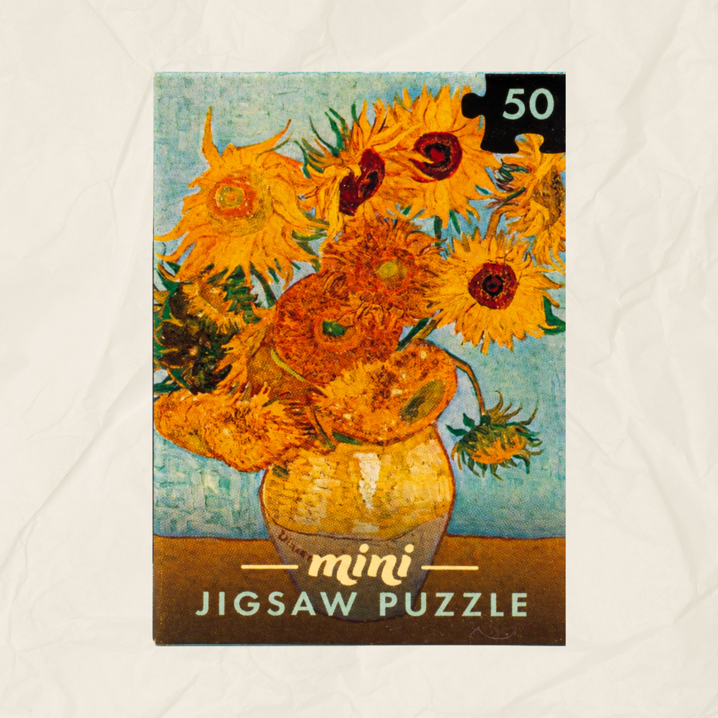 Mini Masterpiece Jigsaw by Professor Puzzle, contains 50 pieces.