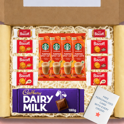 Limited Edition Starbucks Pumpkin Spice Latte Letterbox Gift