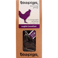 A box of Teapig English Breakfast tea bags