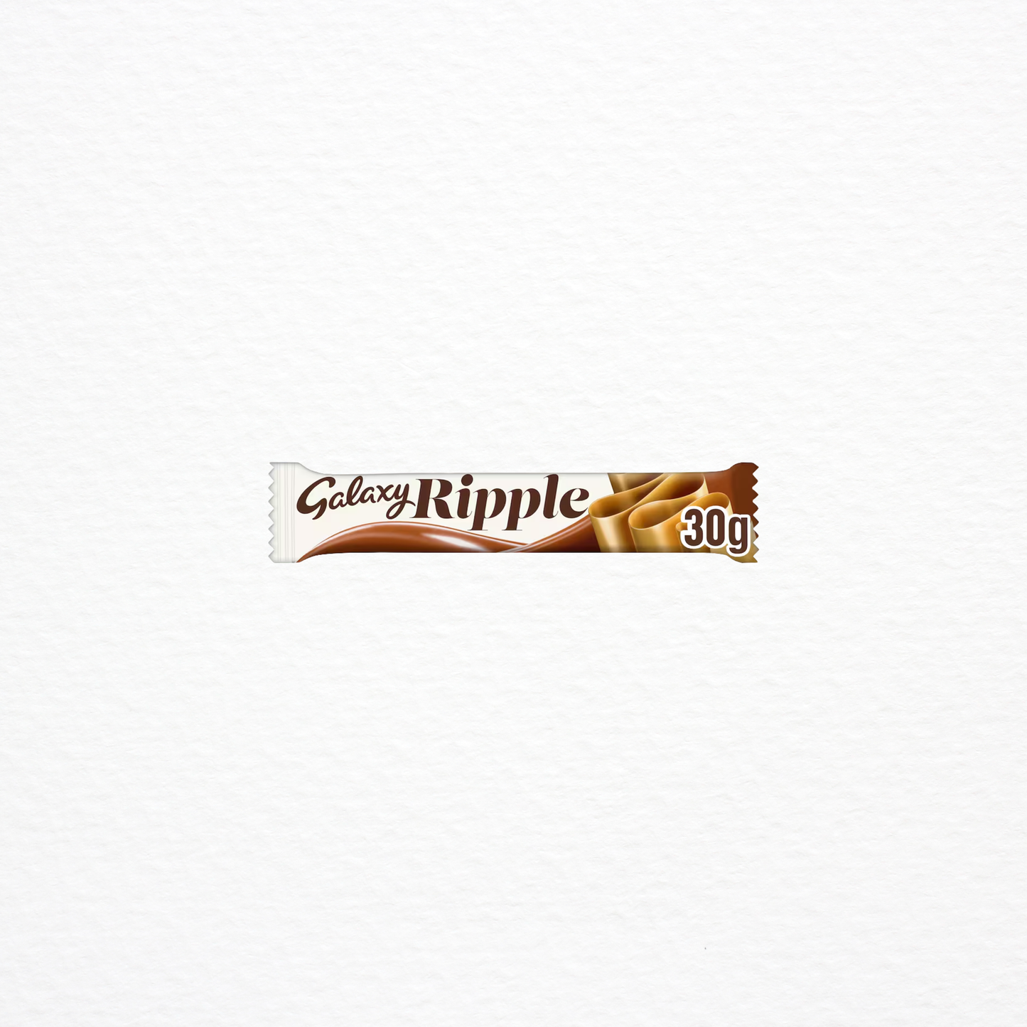 A Galaxy Ripple 30g chocolate bar