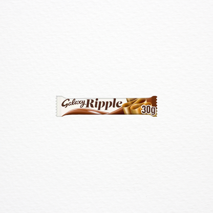 A Galaxy Ripple 30g chocolate bar