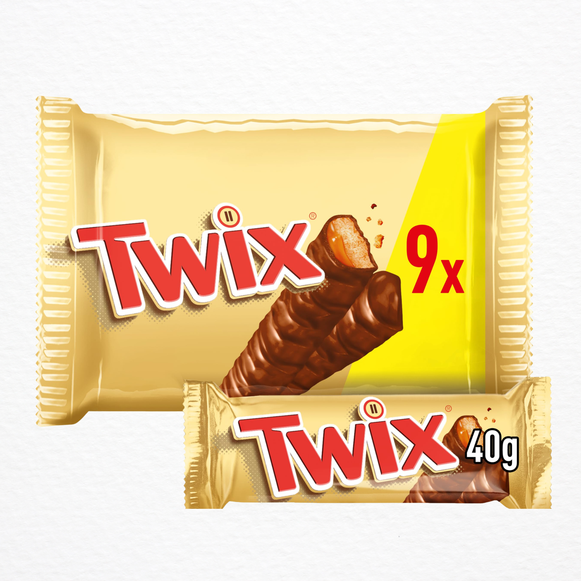 9 pack of Twix chocolate bars